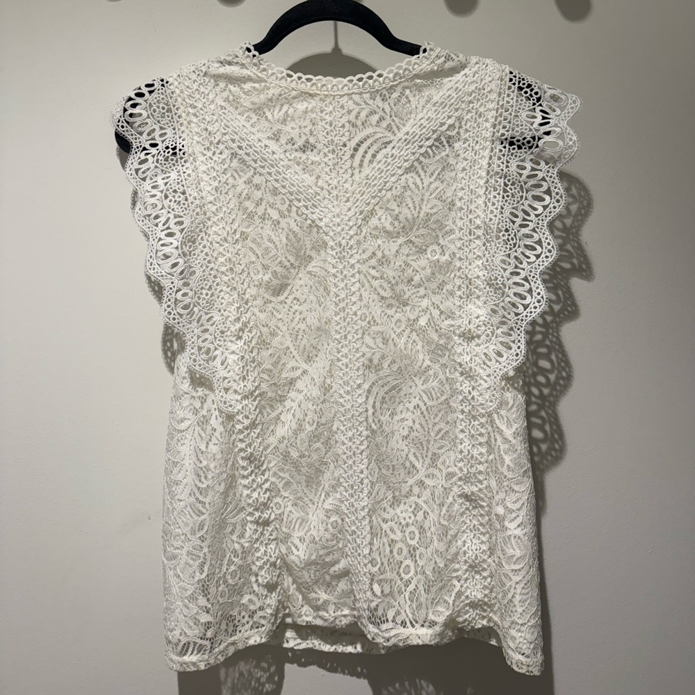 White Lace Top